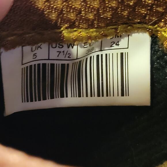 Puma Speedcat Brown and Yellow Scroll Slip on Sneakers Driving Shoes Women's 7.5 - Picture 7 of 9